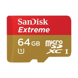 Карта памяти SanDisk Extreme microSDXC 64 GB